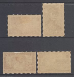 France Scott B97/B100 - SG662/665, 1940 War Charities Set MH*