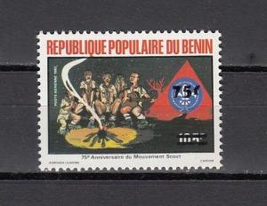 Benin, Scott Cat. C324. Scoutisme Année, Surcharged Édition