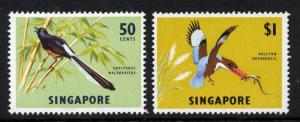 Singapore 66-7 MNH -Birds, Lizard