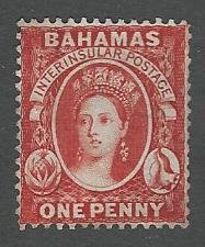 Bahamas USED watermark reversed sc 16 sg 33x