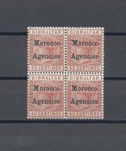 MOROCCO AGENCIES/GIBRALTAR 1899 SG 13/13b MINT Cat £425