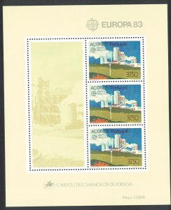 Azores Geothermal Power Station Europa CEPT MS 1983 MNH SG#MS450 MI#Block 4