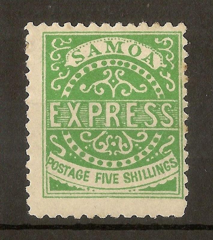 Samoa 1877-80 5/- Express Mint