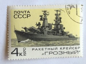 Russia –1970 – Single “Ship” Stamp – SC#’s 3753 - CTO