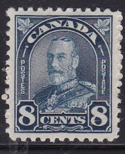 Album Treasures Canada Scott # 171 8c George V Mint Fresh with Hinge-