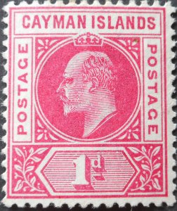 Cayman Islands 1903 EVII 1d SG 4 mint