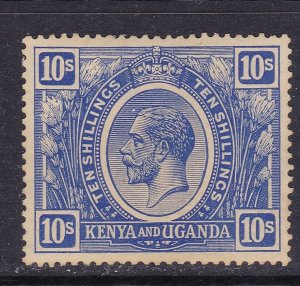 Kenya (KUT), 1922 KGV 10/VF MLH. Scott $82