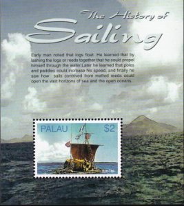 US 836 Trust Territories Palau NH VF Sailing S/S