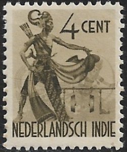 NETHERLANDS INDIES 1941 4c DANCER OF JAVA Issue Sc 230 MNH