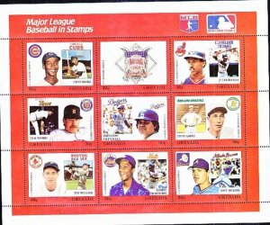 GRENADA SHEET BASEBALL MAJOR LEAGUE SPORTS