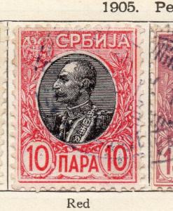 Serbia 1904-05 Early Issue Fine Used 10pa. 265402