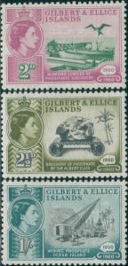 Gilbert Ellice Islands 1960 SG76-78 Phosphate set MLH