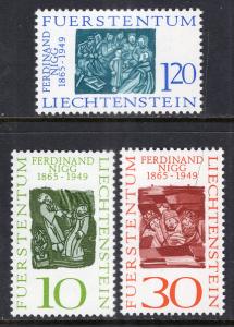 Liechtenstein 401-403 MNH VF