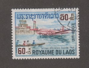 Laos B8 Flooded Airport and Plane 1967