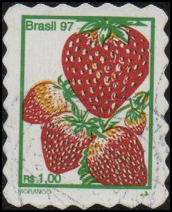 Brazil 2636G - Used - 1r Strawberries (1997) (cv $2.15)