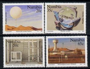 NAMIBIA - 1991 - Weather Service - Perf 4v Set - Mint Light Hinged