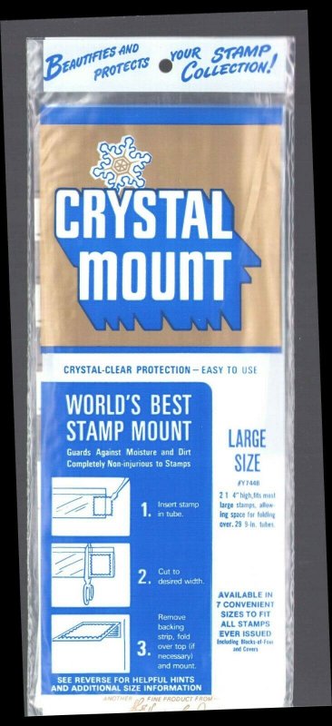 CRYSTAL MOUNT H.E. HARRIS LARGE SIZE 2¼  29 9 TUBES SEALED PACKAGE