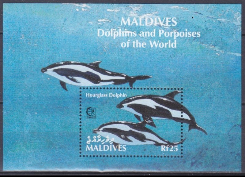 1995 Maldive Islands 2379/B331 Sea fauna 6,50 €