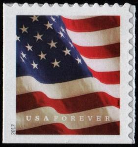 SC#5160b (49¢) U.S. Flag Booklet Single (2017) SA