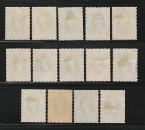 Malaya 1953 QEII Coronation Complete 12 states & N Borneo & Sarawak MH M1836