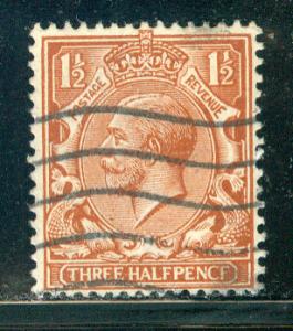 Great Britain Scott # 161d, used, PENCF