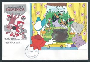 Dominica #930 (SS FDC) Disney - Brothers Grimm