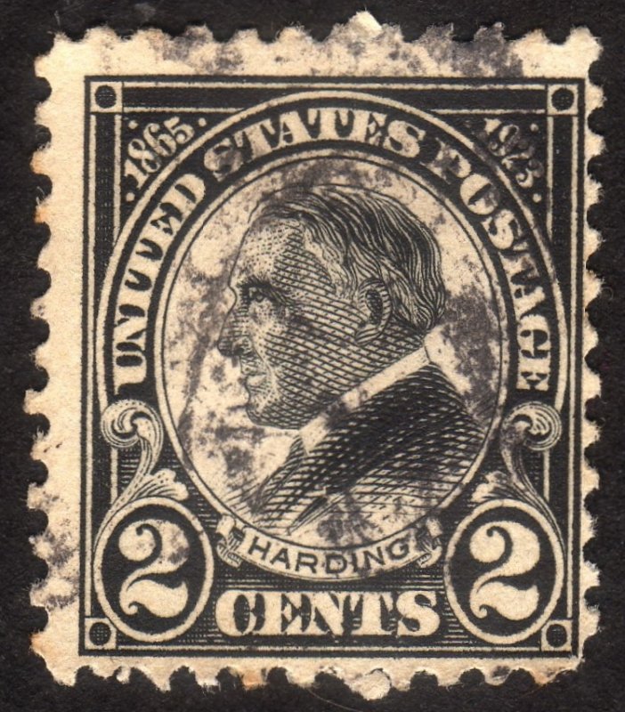 1923, US 2c, Harding, Used, Sc 610