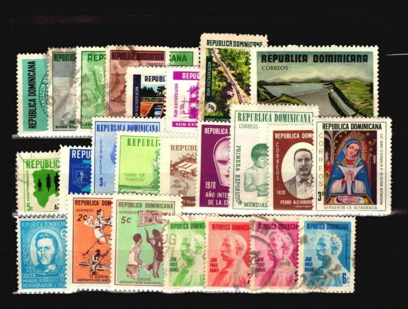 Dominican Republic 24 Mint & Used 1960/70s / Few Faults - C1074