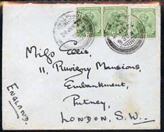 India 1923 military cover to London from 54th Sikhs Front...