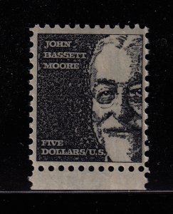 1973 John Bassett Moore Sc 1295 $5 black, untagged MNH single stamp (B