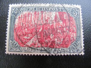 Germany 1900 USED SIGNED JASCHKE MI.   66II SC 65A Reichspost VF/XF 500 EU (122)