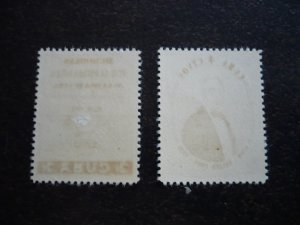 Stamps - Cuba - Scott#608-609, Mint Hinged Set of 2 Stamps