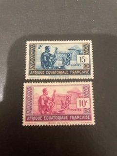 French Equatorial Africa sc 155A,155B MH