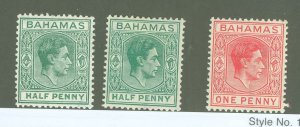 Bahamas #100-101 Unused Multiple