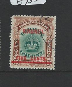 BRUNEI (P0703B) CROWN 5C/16C  SG16   VFU