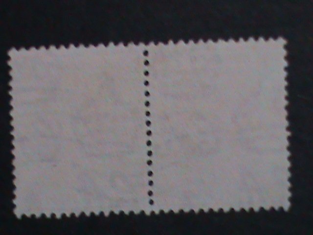 ​HONG KONG-1948 SC#159B-74 YEARS OLD-KING GEORGE VI USED PAIR-VF-FANCY CANCEL