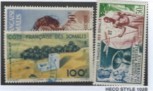 Somali Coast SC C15-C16 Used + C18 Mint VF...Fill a Great Spot(s)!