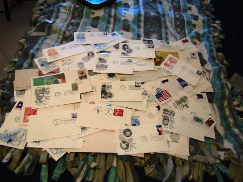 LOT OF 95 FIRST DAY COVERS