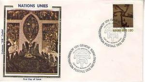 United Nations Geneva, First Day Cover, Art