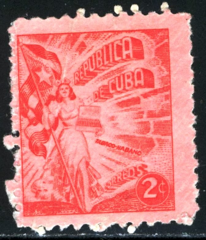 CUBA #421, UNUSED NO GUM - 1948 - CUBA158NS10