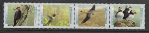 CANADA 1594a MNH BIRDS, STRIP OF 4