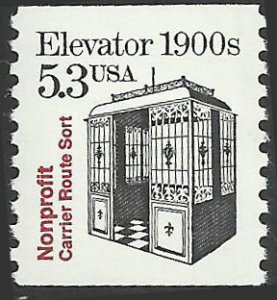 # 2254 MINT NEVER HINGED ( MNH ) 1900''S ELEVATOR'