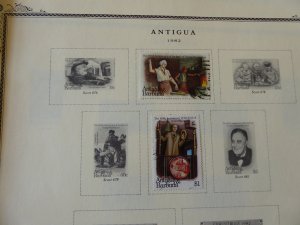 Antigua 1921-1985 Stamp Collection on Scott International Pages