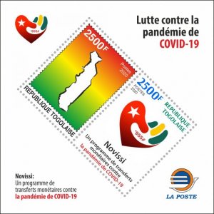 Stamps of 2020. TOGO. - FIGHT AGAINST THE COVID-19 PANDEMIC