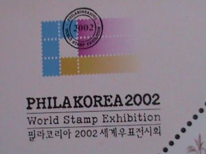 ​KOREA-2002 SC# 2058a-PINK LADY-PHILAKOREA'2002 STAMP SHOW S/S-VERY FINE