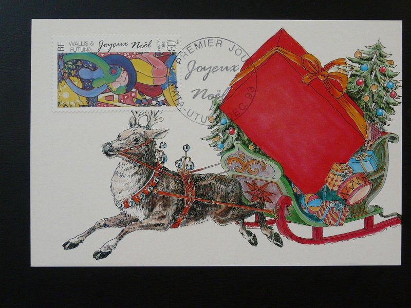 Christmas Father maximum card Wallis & Futuna 1993