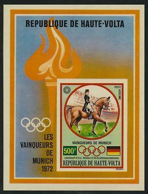 Upper Volta C124-6 imperf MNH Sports, Horse, Cycling