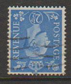 GB George VI  SG 489wi Used wmk inverted