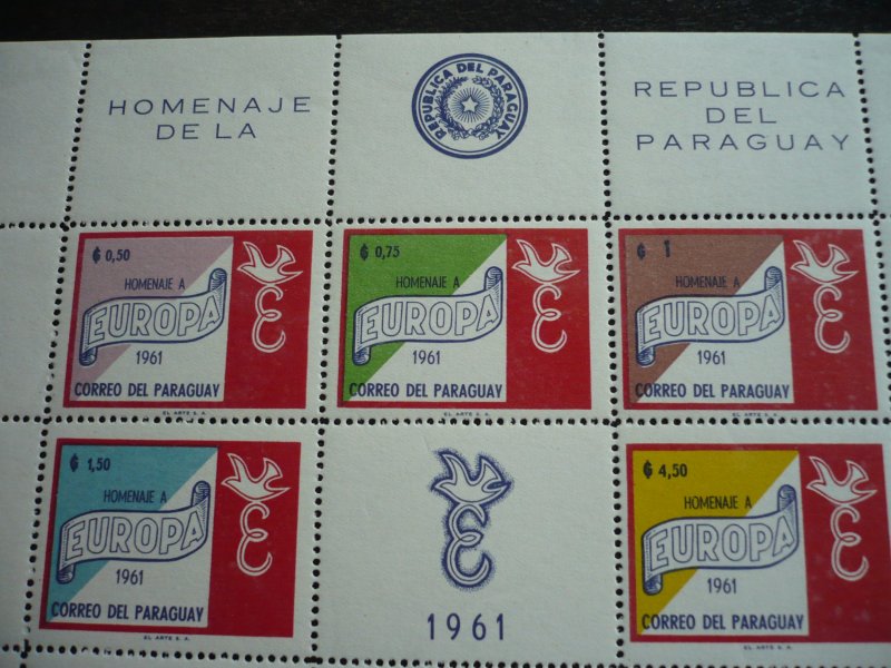 Europa 1961 - Paraguay - Souvenir Sheet