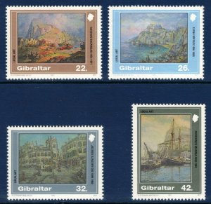 GIBRALTAR 1991 Views of Gibraltar; Scott 596-99; MNH